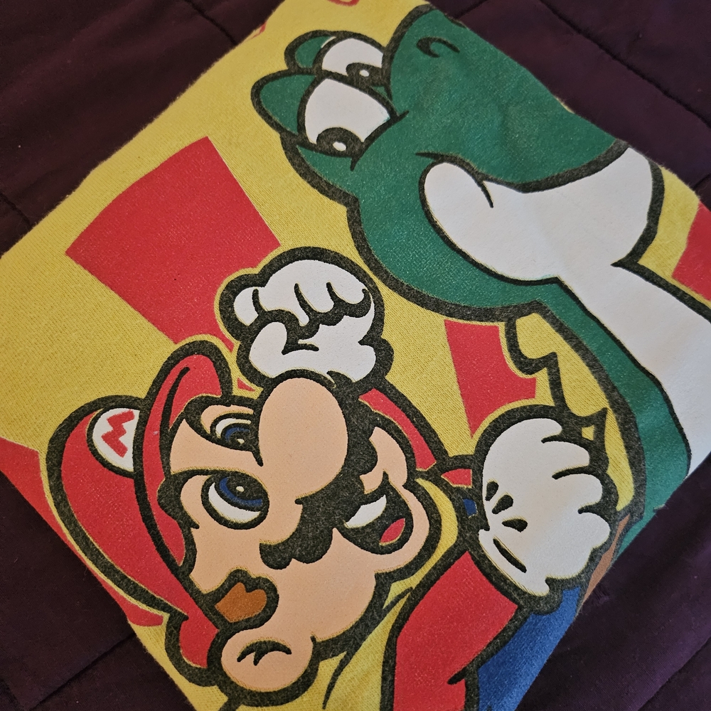 Vintage Cotton Mario and Yoshi Tee